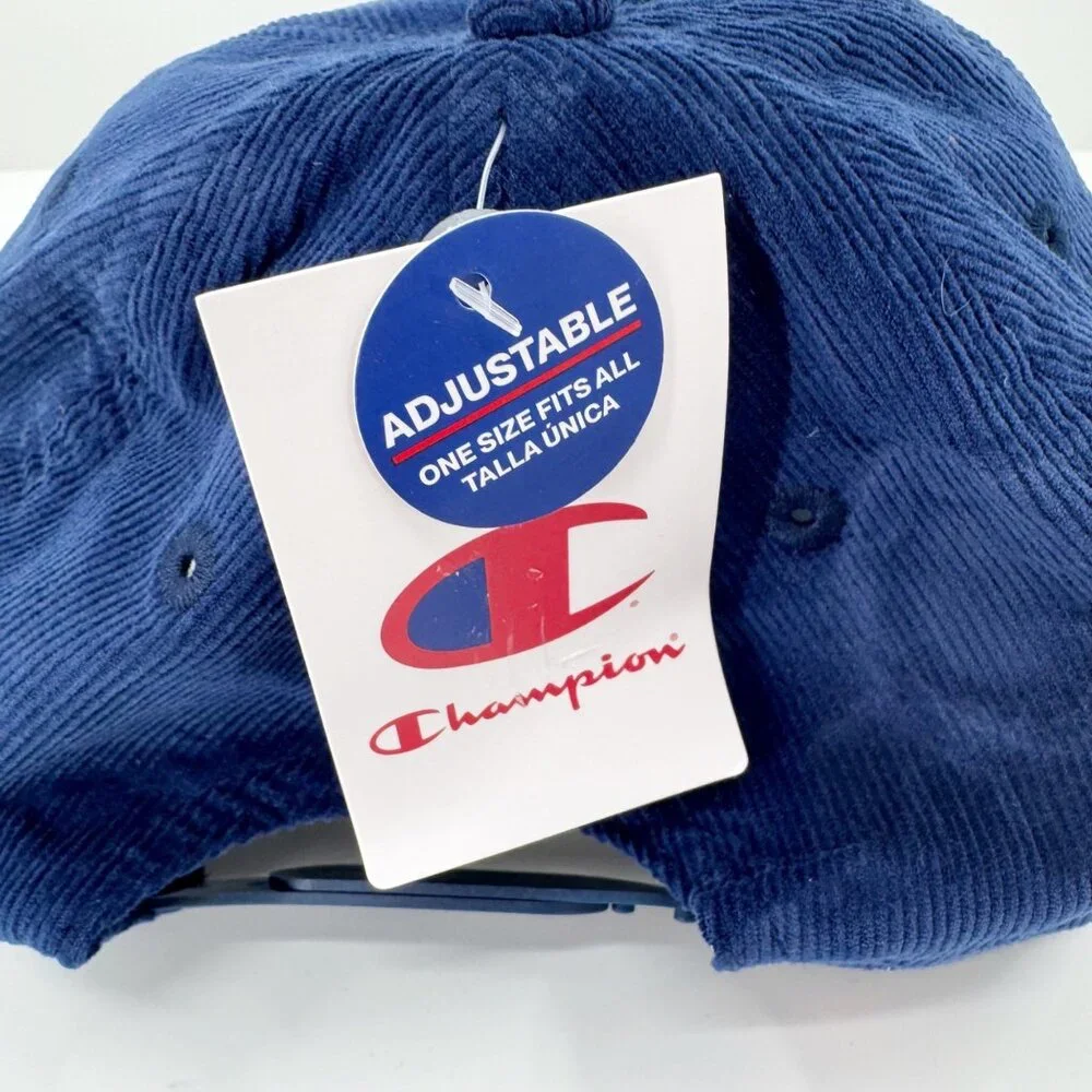 NEW Champion Adult Hobby Corduroy Baseball Hat - Navy